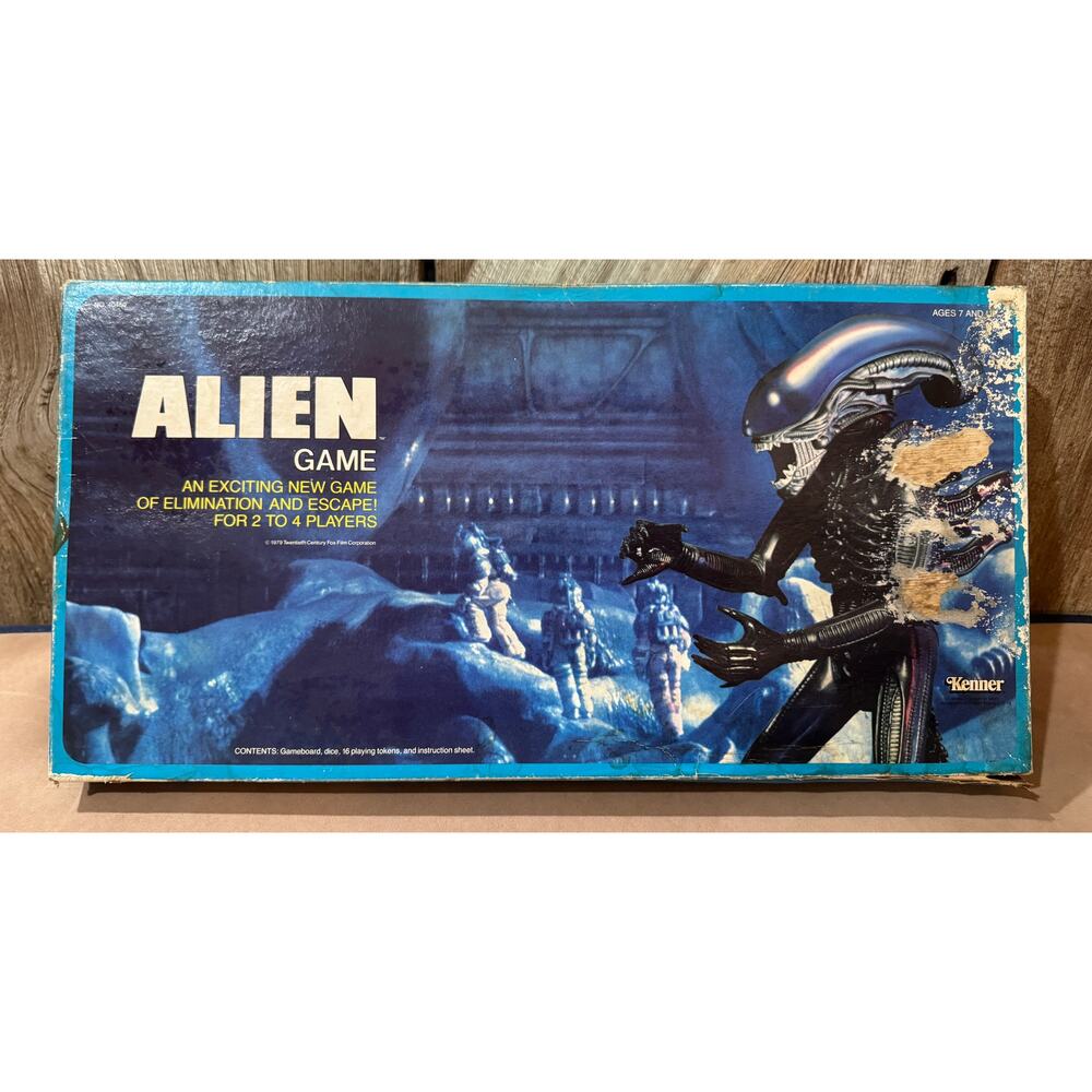 Vintage 1979 Kenner ALIEN Xenomorph Board Game 1970s